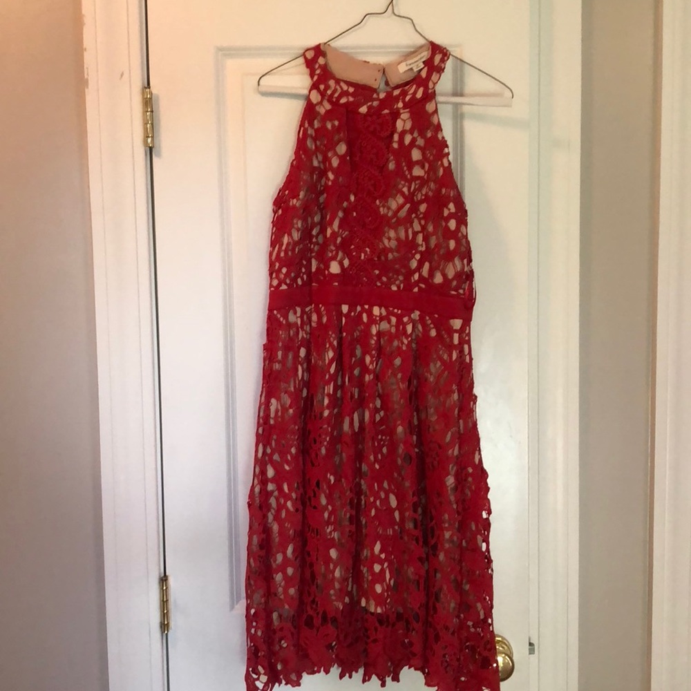 Beautiful red lace Francesca dress